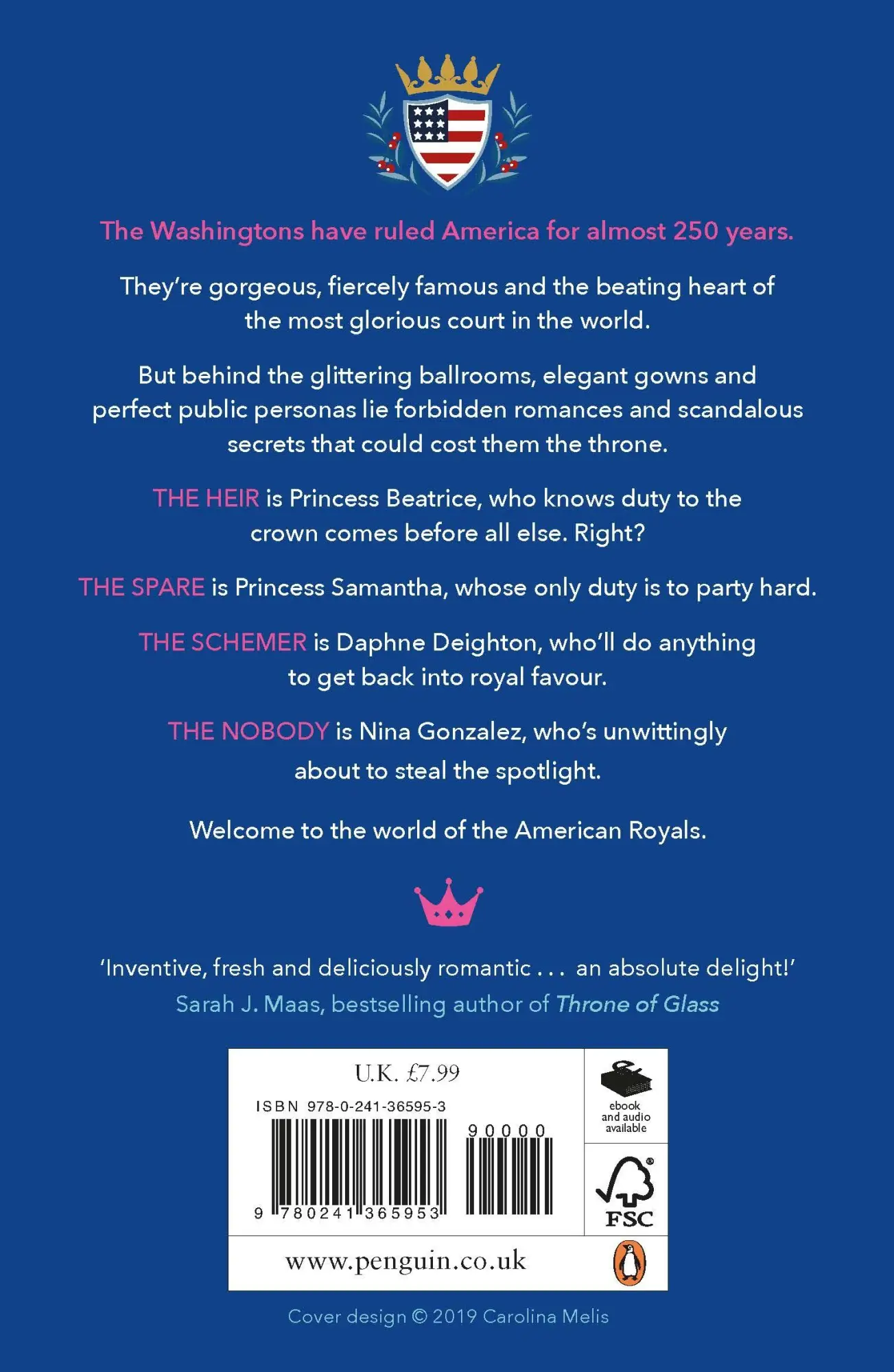 Rückseite: 9780241365953 | American Royals | Katharine McGee | Taschenbuch | 448 S. | Englisch