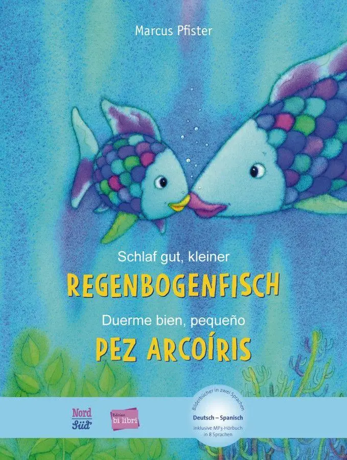Cover: 9783194095953 | Schlaf gut, kleiner Regenbogenfisch. Kinderbuch Deutsch-Spanisch