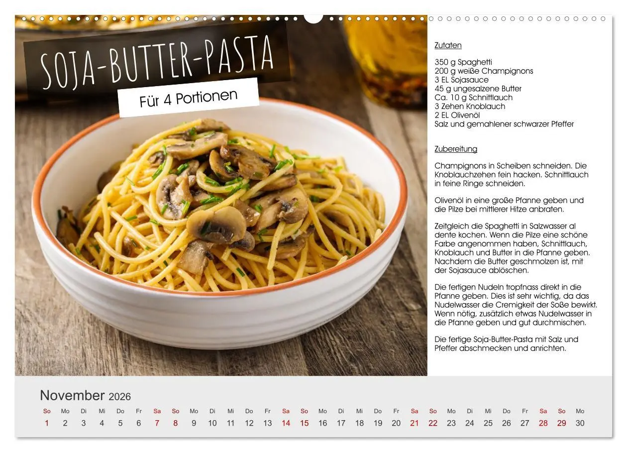 Bild: 9783457295953 | Vegetarisch - leicht und lecker (hochwertiger Premium Wandkalender...