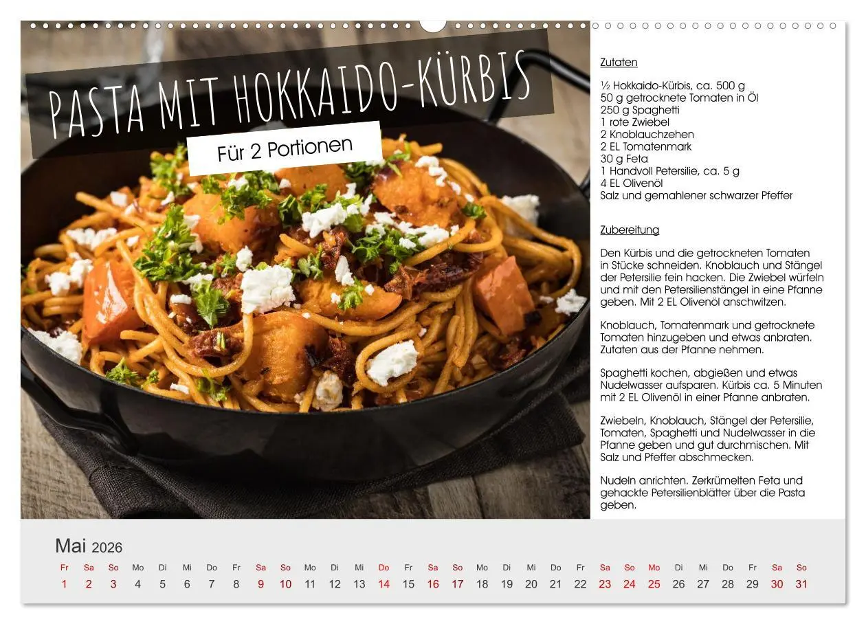 Bild: 9783457295953 | Vegetarisch - leicht und lecker (hochwertiger Premium Wandkalender...