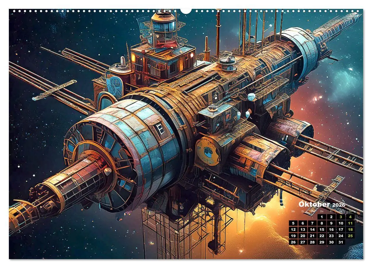 Bild: 9783457365953 | Lost Places im Orbit (hochwertiger Premium Wandkalender 2026 DIN A2...