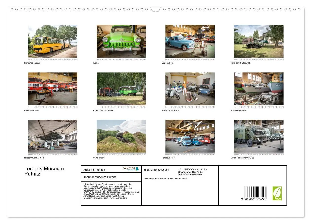 Bild: 9783457505953 | Technik-Museum Pütnitz (hochwertiger Premium Wandkalender 2026 DIN...