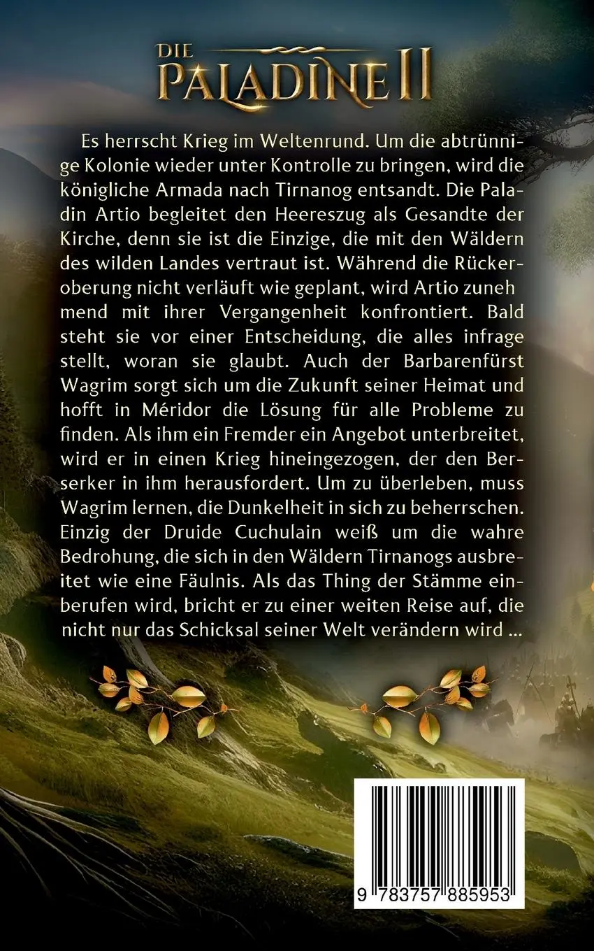 Rückseite: 9783757885953 | Die Paladine | Druiden der Dämmerung | Pascal Wokan | Taschenbuch