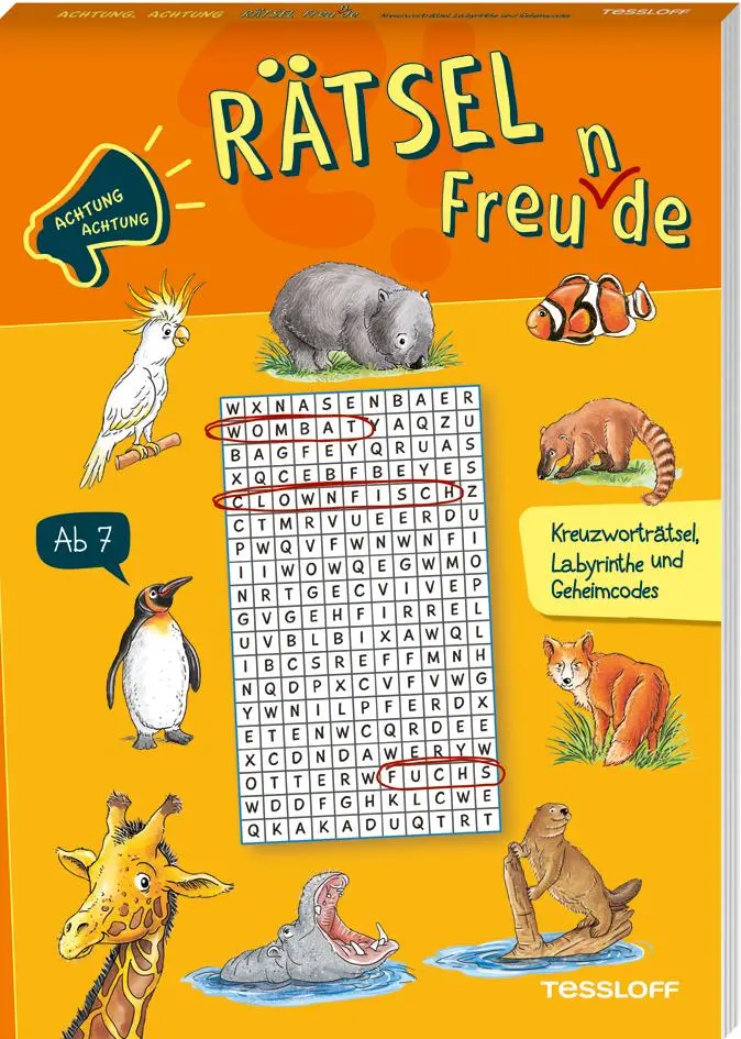 Cover: 9783788645953 | Achtung, Achtung Rätselfreu(n)de. Kreuzworträtsel, Labyrinthe und...