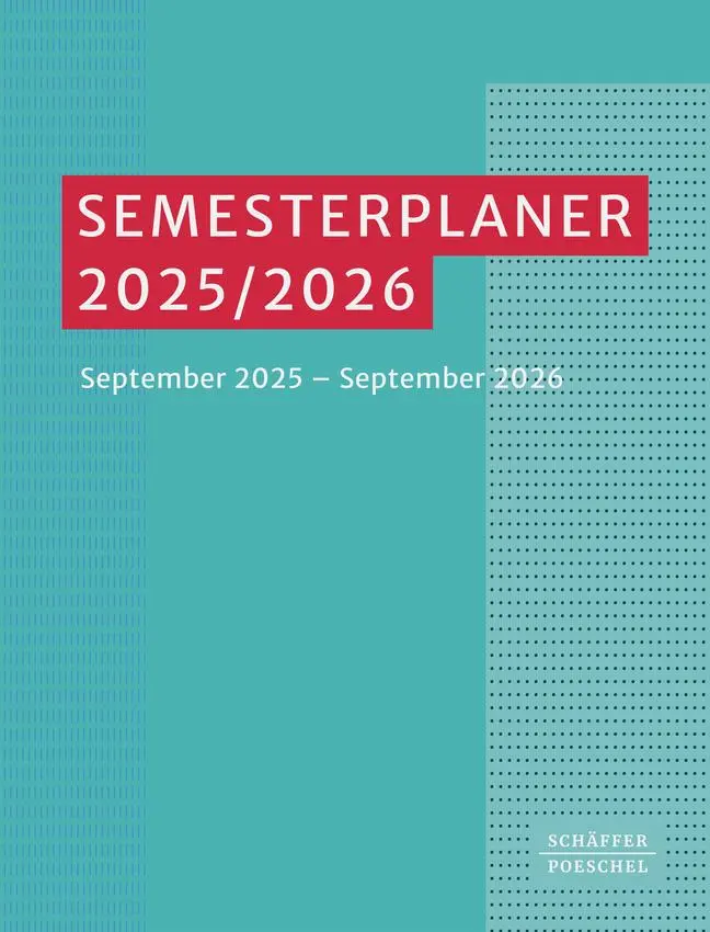 Cover: 9783791065953 | Semesterplaner 2025/ 2026 | Kalender | Kalender | 194 S. | Deutsch