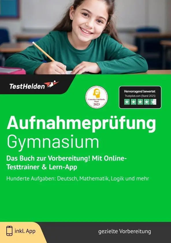 Cover: 9783988175953 | Aufnahmeprüfung Gymnasium: Das Buch zur Vorbereitung! Mit...