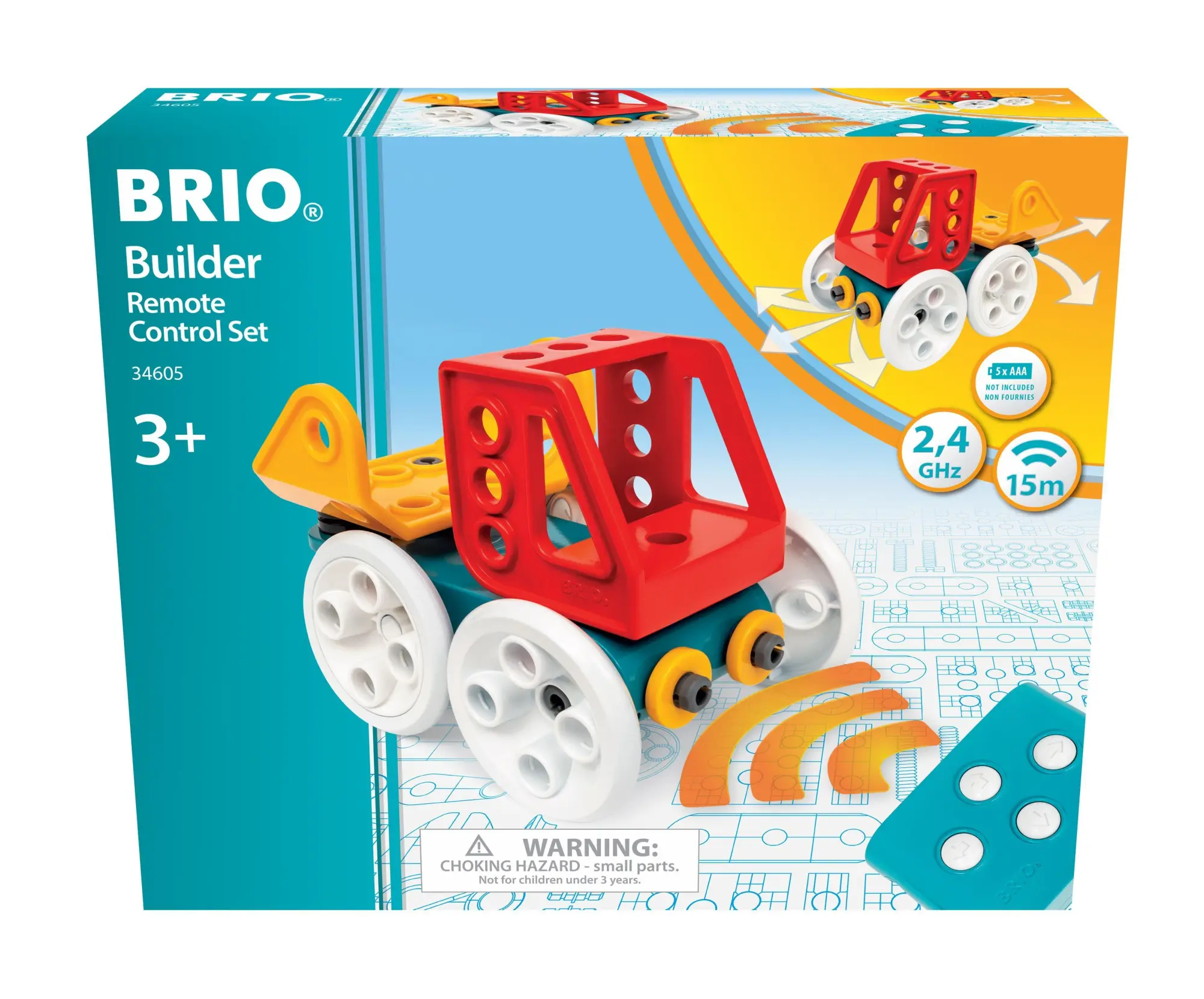 Cover: 7312350346053 | BRIO Builder - Auto mit Fernsteuerung | Spiel | Builder | 63460500