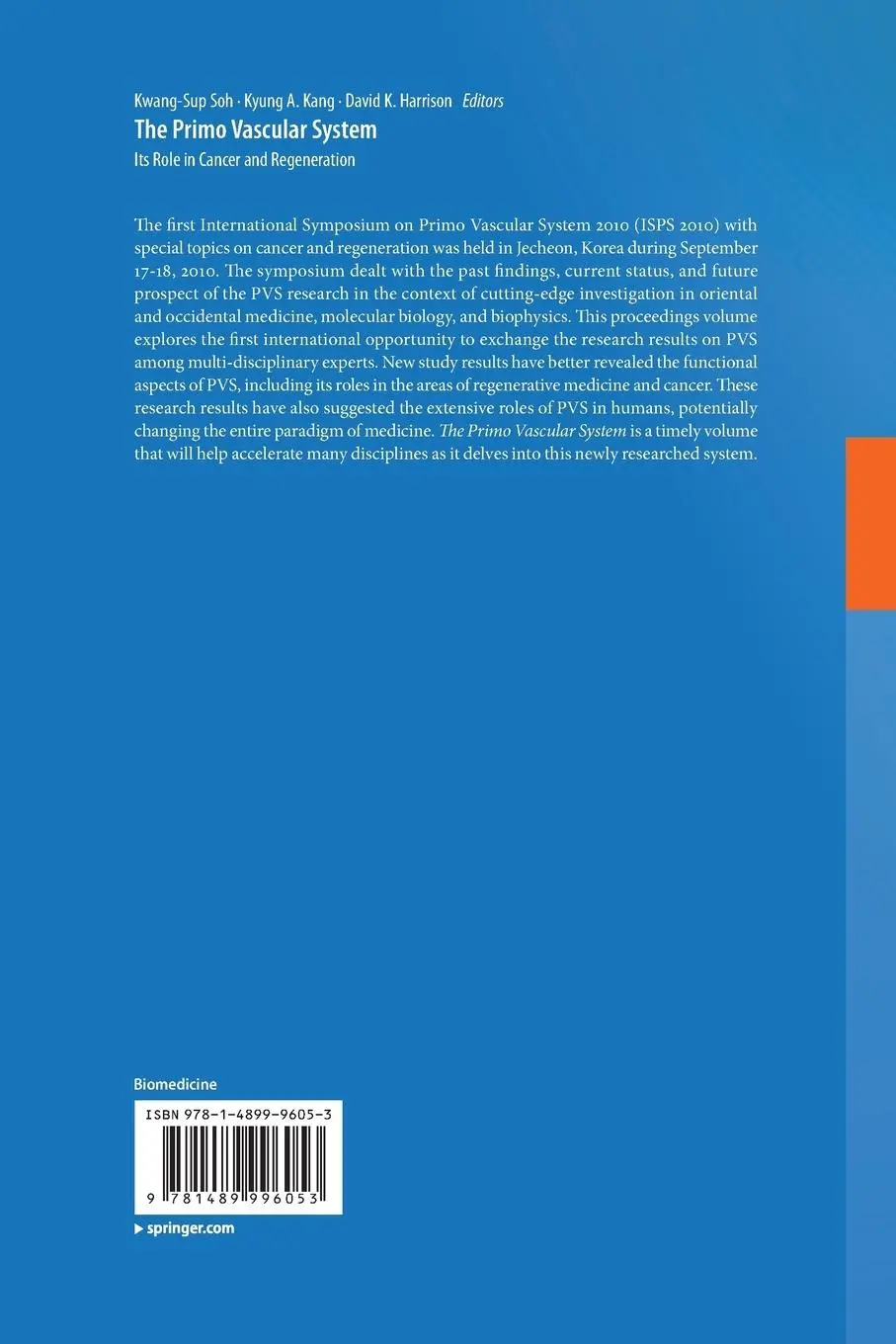 Rückseite: 9781489996053 | The Primo Vascular System | Its Role in Cancer and Regeneration | Buch