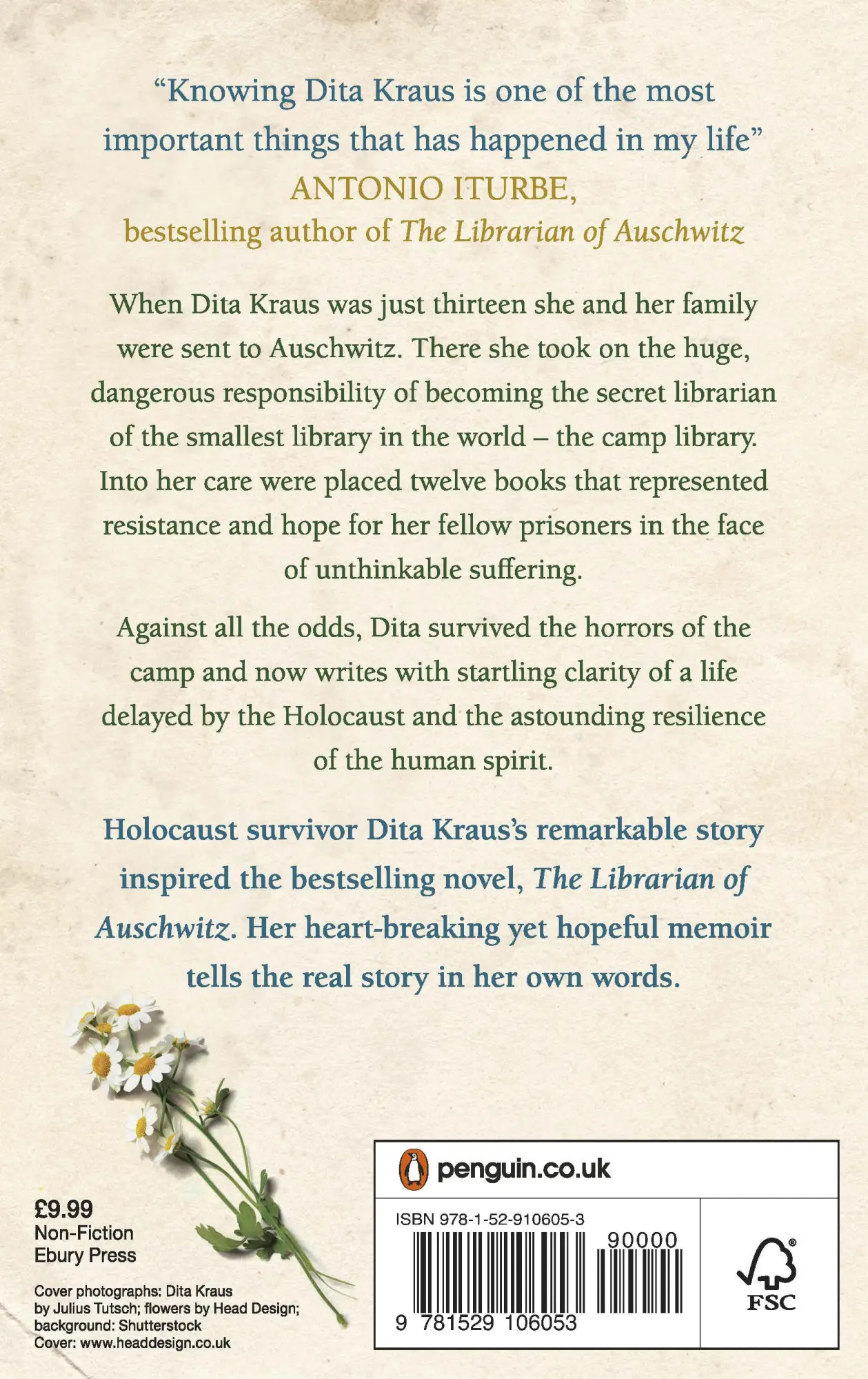Rückseite: 9781529106053 | A Delayed Life | The true story of the Librarian of Auschwitz | Kraus