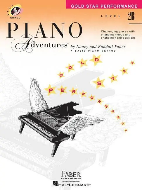 Cover: 9781616776053 | Piano Adventures - Gold Star Performance Book - Level 2b...