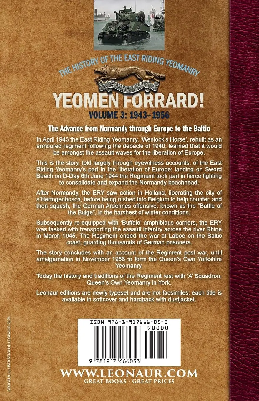 Rückseite: 9781917666053 | The History of the East Riding Yeomanry Volume 3 | Neil Hutty | Buch
