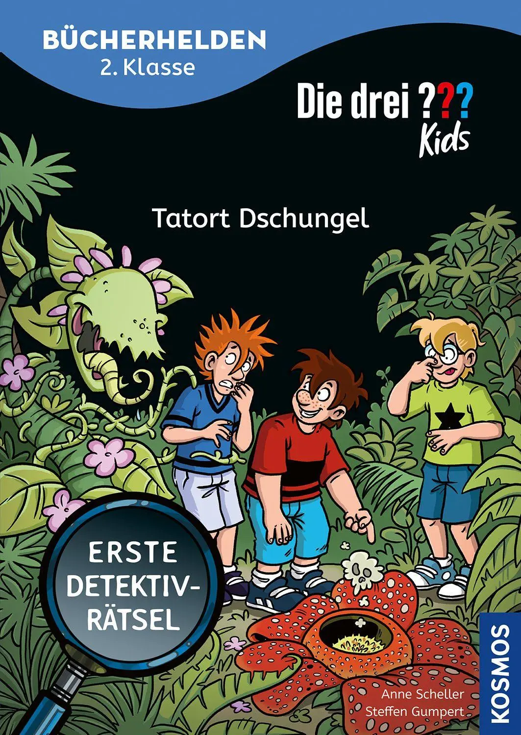 Cover: 9783440186053 | Die drei ??? Kids, Bücherhelden 2. Klasse, Tatort Dschungel | Scheller