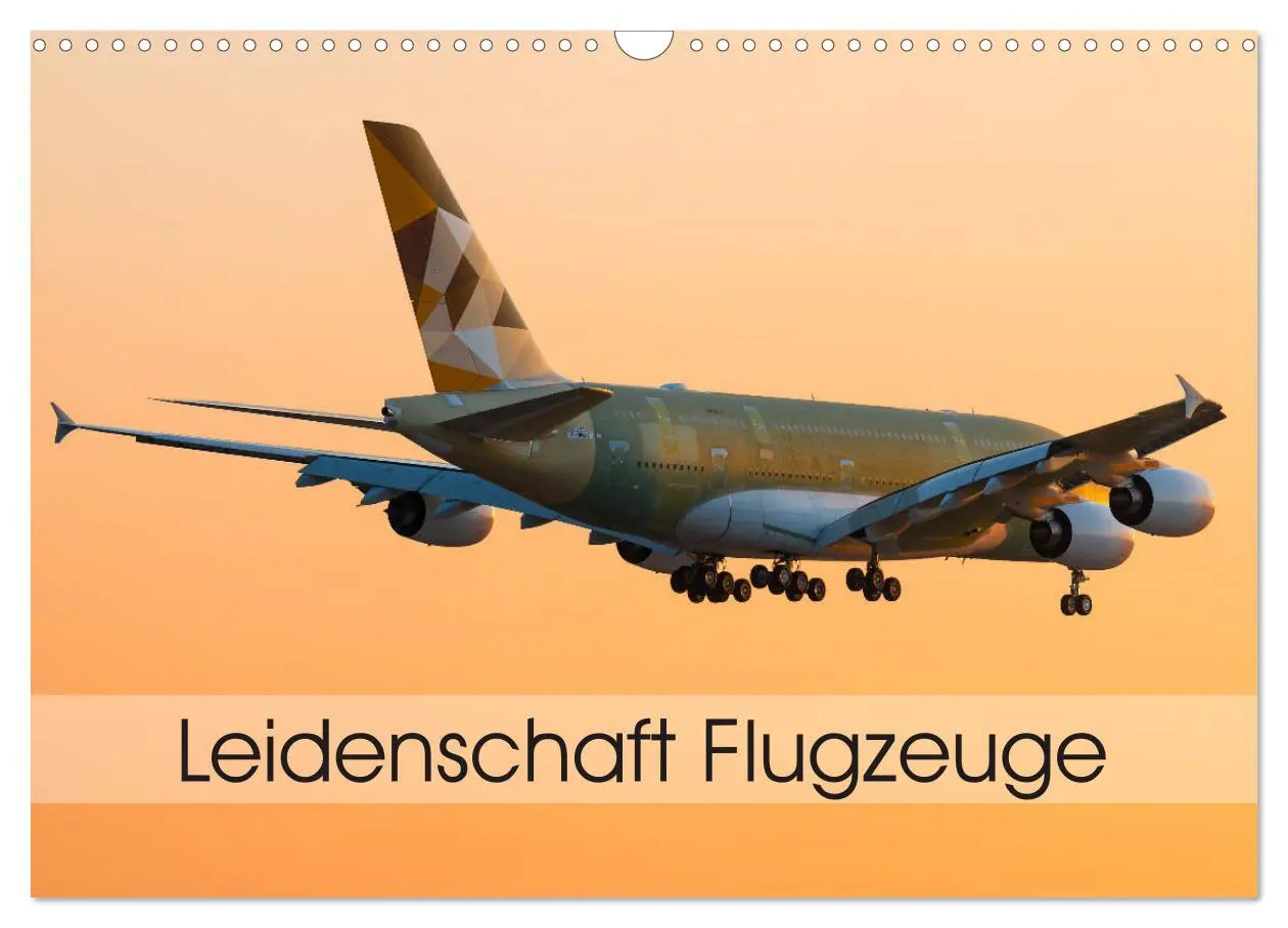Cover: 9783457876053 | Leidenschaft Flugzeuge (Wandkalender 2026 DIN A3 quer), CALVENDO...