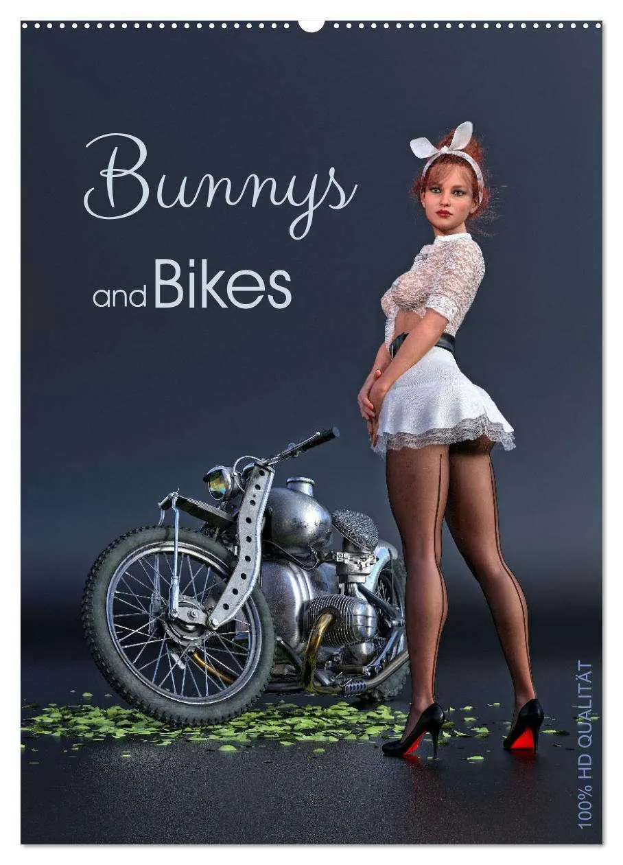 Cover: 9783516346053 | Bunnys and Bikes (Wandkalender 2026 DIN A2 hoch), CALVENDO...
