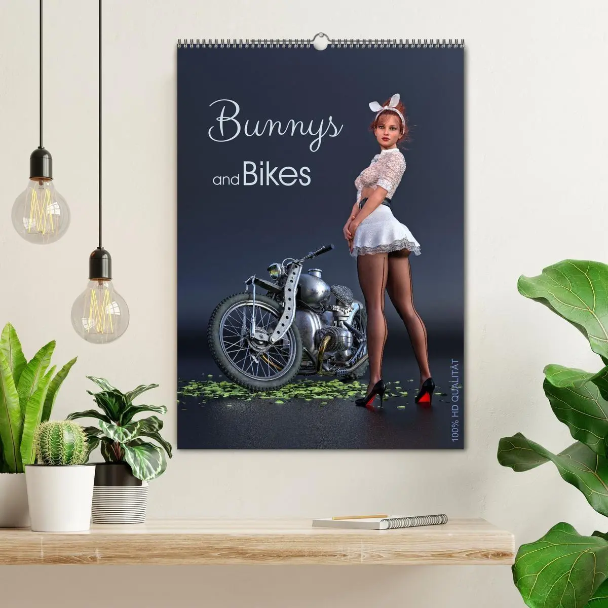 Bild: 9783516346053 | Bunnys and Bikes (Wandkalender 2026 DIN A2 hoch), CALVENDO...