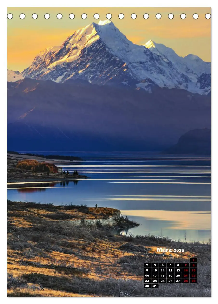 Bild: 9783516416053 | Neuseeland, Inseln der Träume (Tischkalender 2026 DIN A5 hoch),...