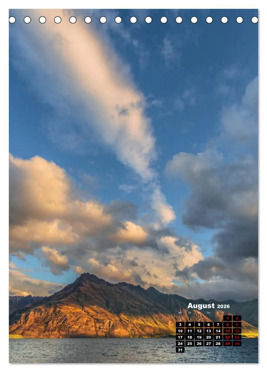 Bild: 9783516416053 | Neuseeland, Inseln der Träume (Tischkalender 2026 DIN A5 hoch),...
