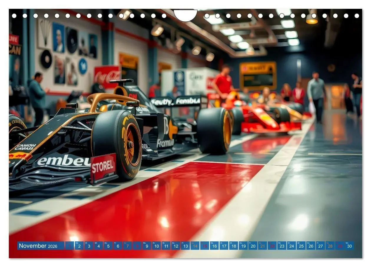 Bild: 9783516726053 | Formel 1 Boxenstopp (Wandkalender 2026 DIN A4 quer), CALVENDO...