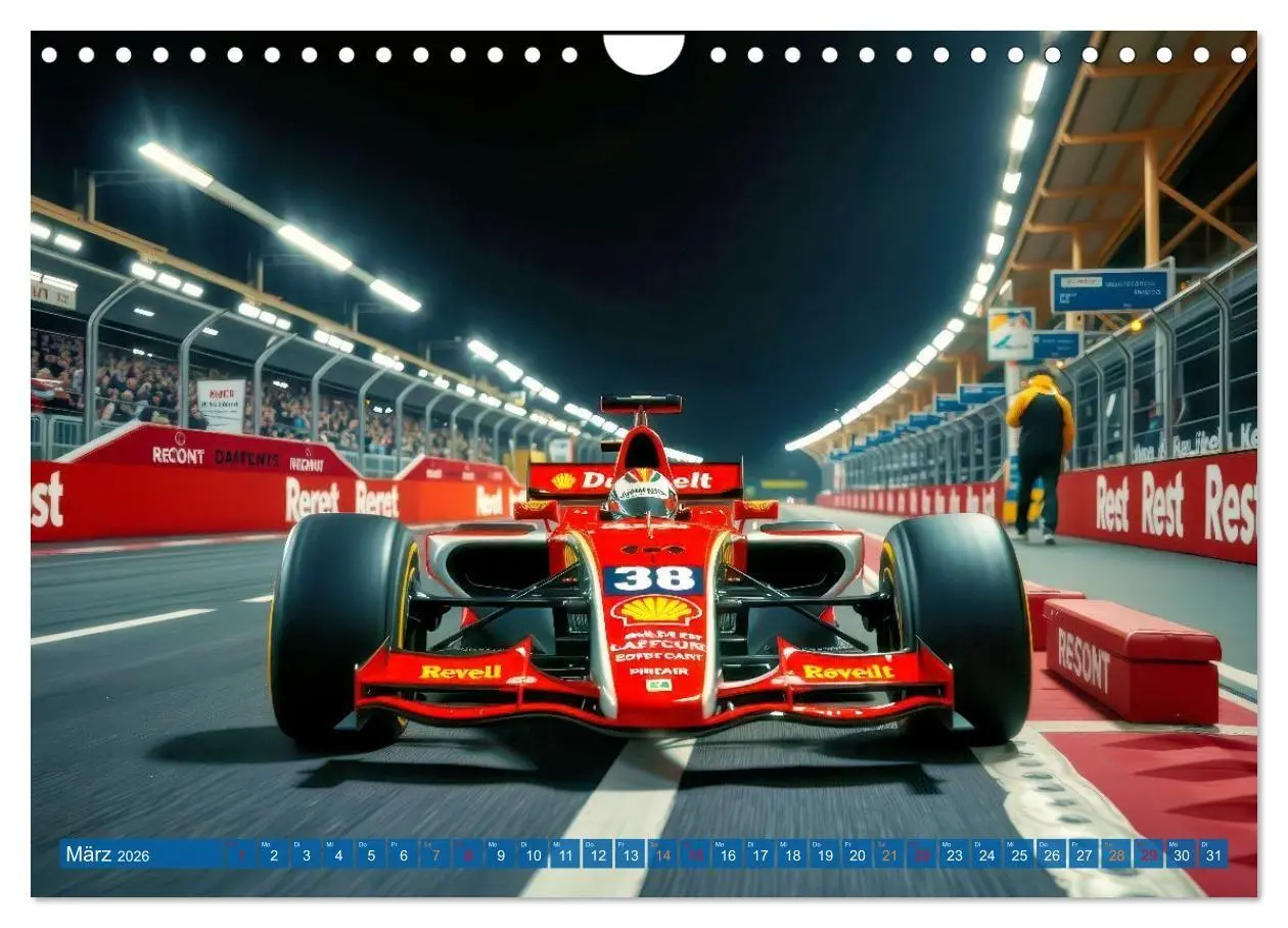 Bild: 9783516726053 | Formel 1 Boxenstopp (Wandkalender 2026 DIN A4 quer), CALVENDO...