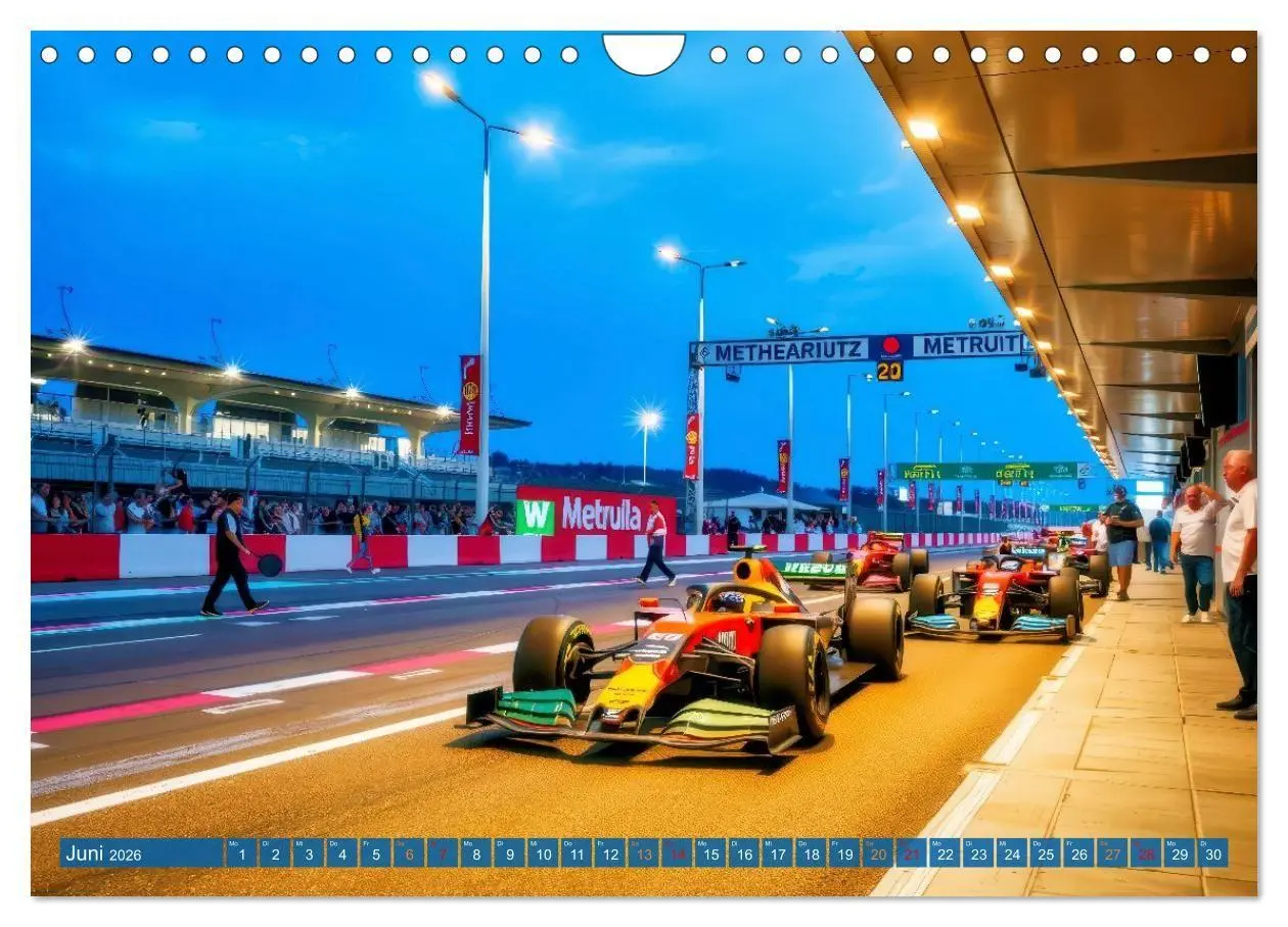 Bild: 9783516726053 | Formel 1 Boxenstopp (Wandkalender 2026 DIN A4 quer), CALVENDO...