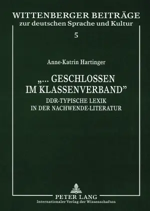 Cover: 9783631566053 | "...geschlossen im Klassenverband" | Anne-Katrin Hartinger | Buch