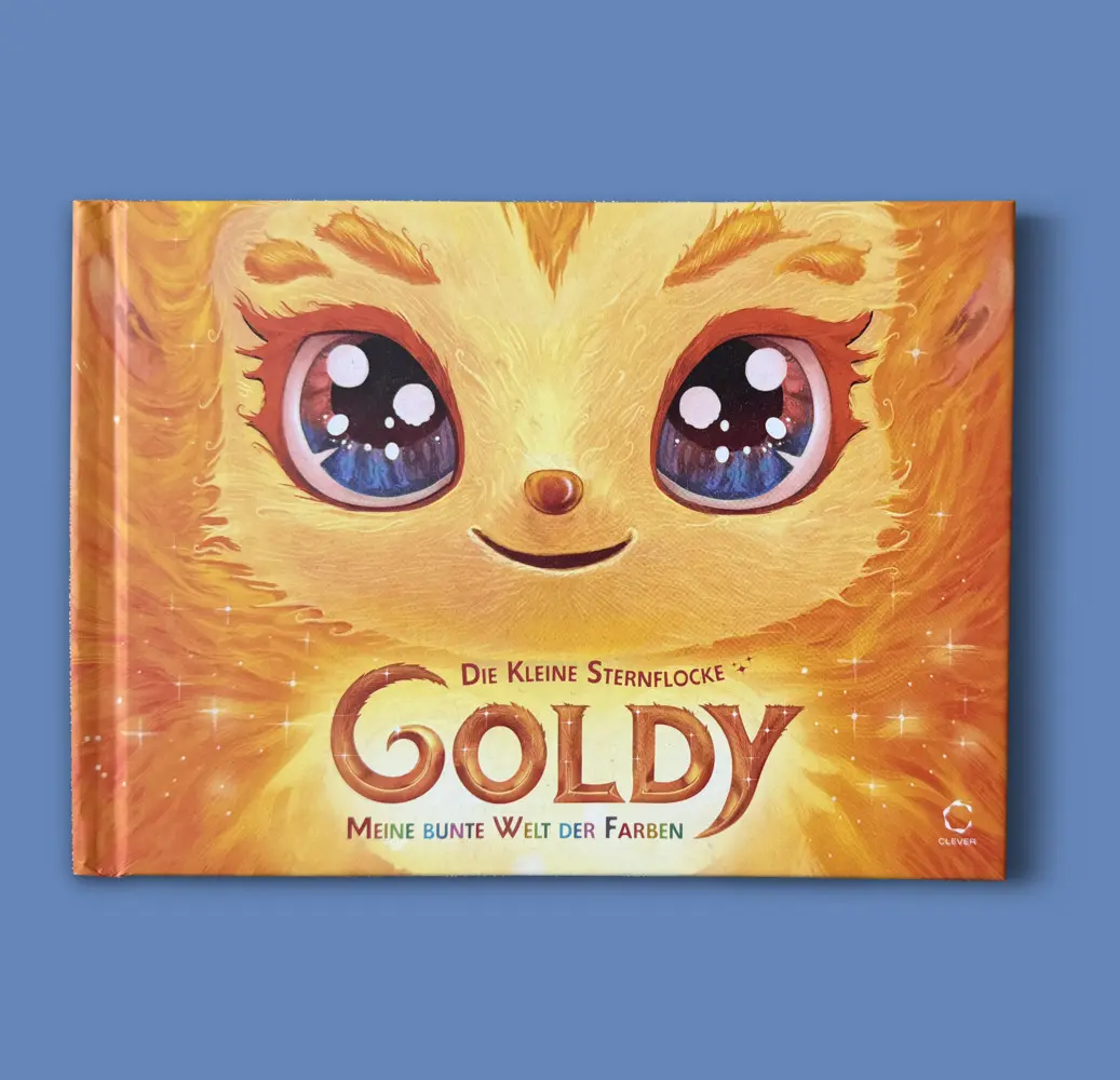 Bild: 9783690286053 | GOLDY, die kleine Sternflocke | Meine bunte Welt der Farben | Clever