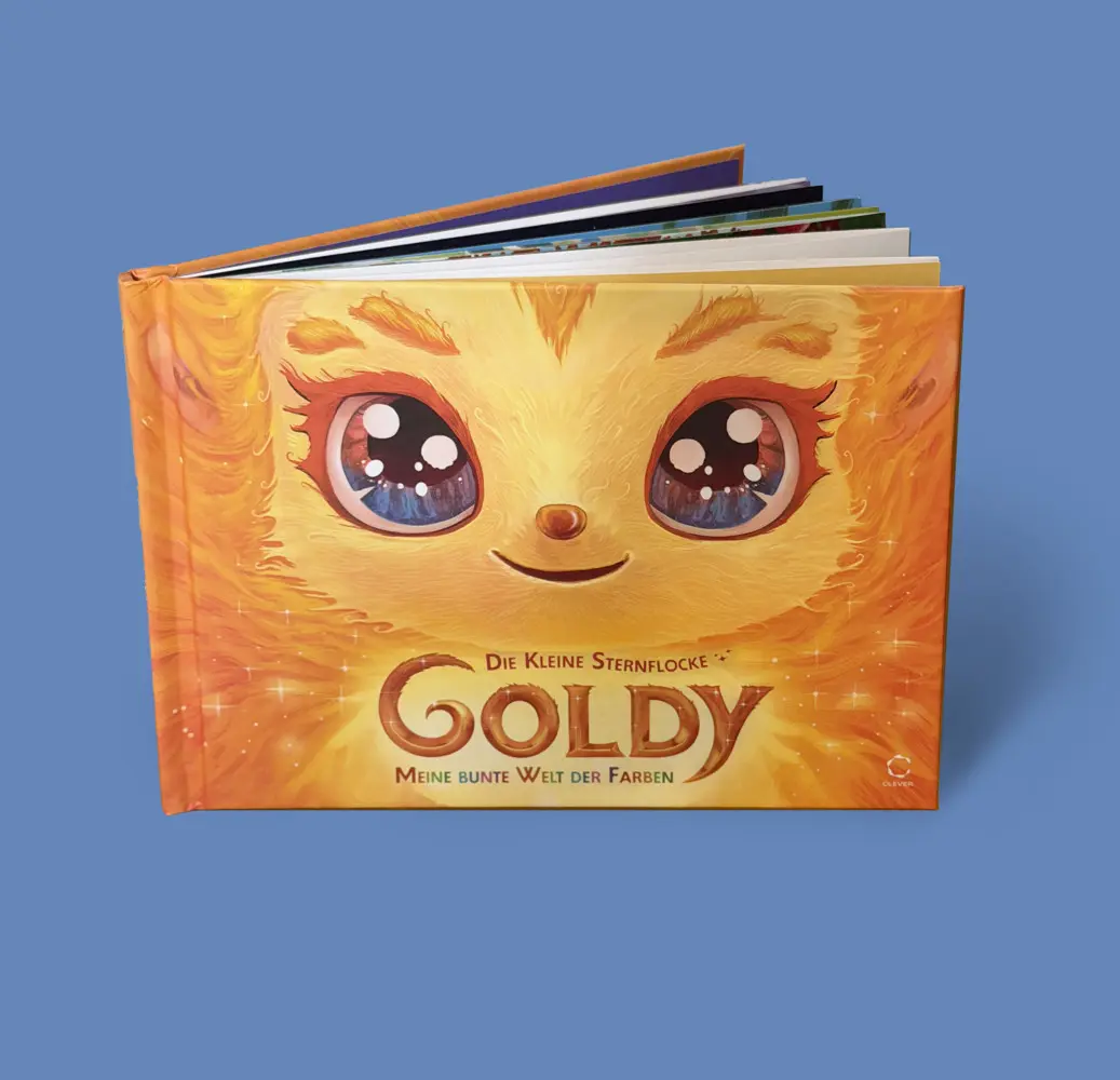 Bild: 9783690286053 | GOLDY, die kleine Sternflocke | Meine bunte Welt der Farben | Clever