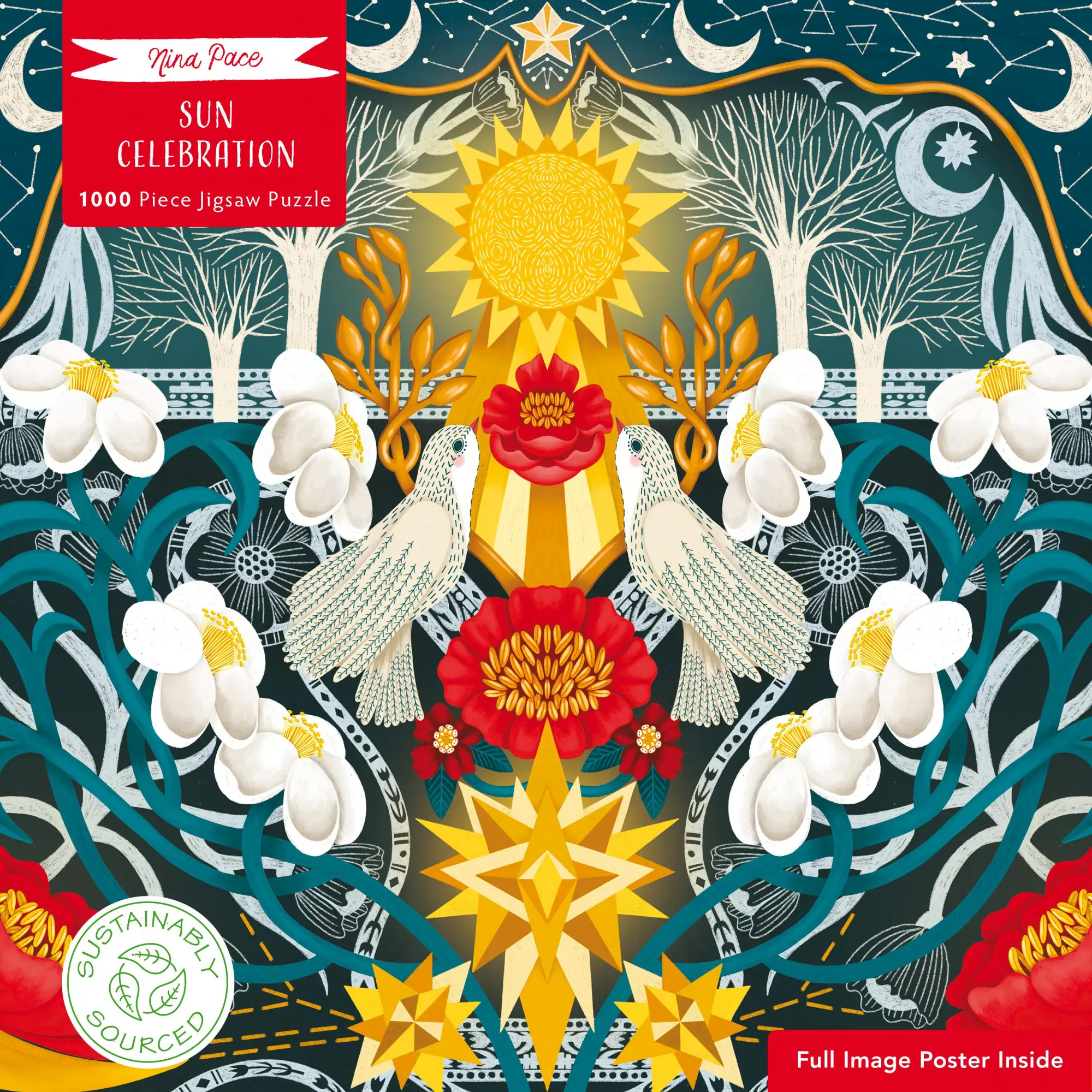 Cover: 9781835626153 | Adult Sustainable Jigsaw Puzzle Nina Pace: Sun Celebration | Spiel