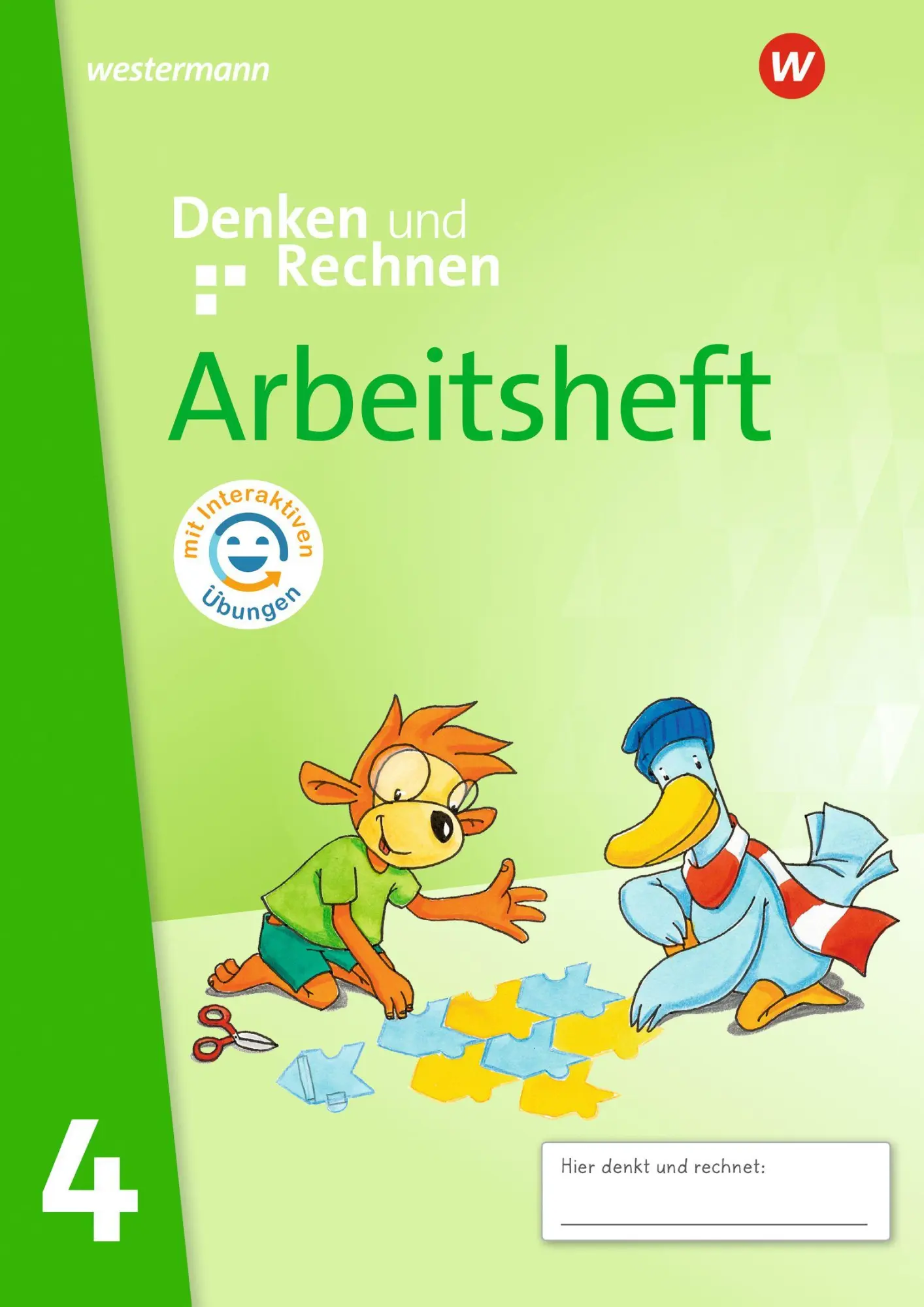 Cover: 9783141266153 | Denken und Rechnen Arbeitsheft 4 mit interaktiven Übungen....