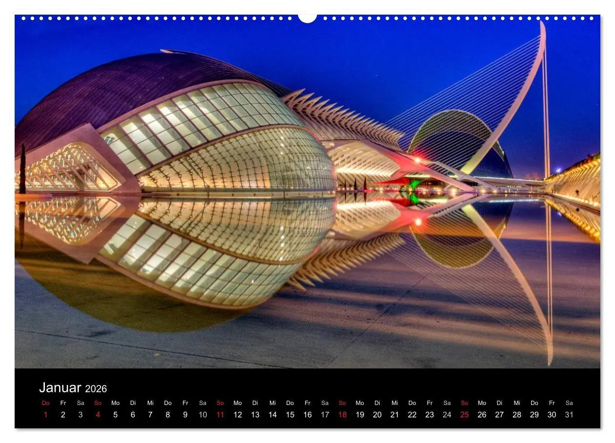 Bild: 9783516196153 | Moderne Architektur in Valencia (hochwertiger Premium Wandkalender...