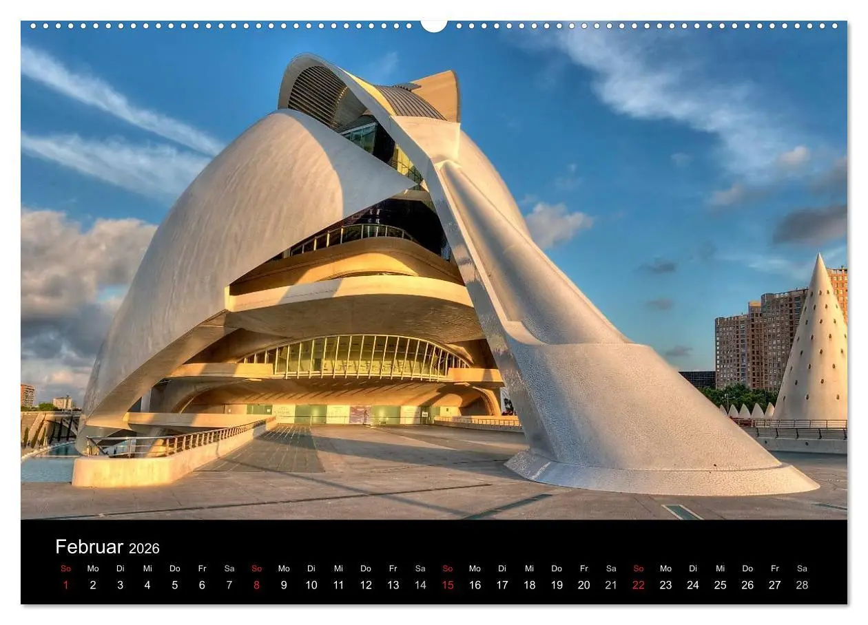 Bild: 9783516196153 | Moderne Architektur in Valencia (hochwertiger Premium Wandkalender...