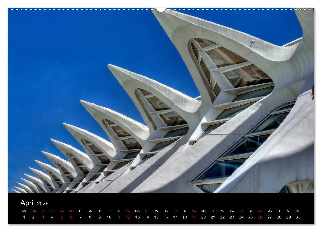 Bild: 9783516196153 | Moderne Architektur in Valencia (hochwertiger Premium Wandkalender...