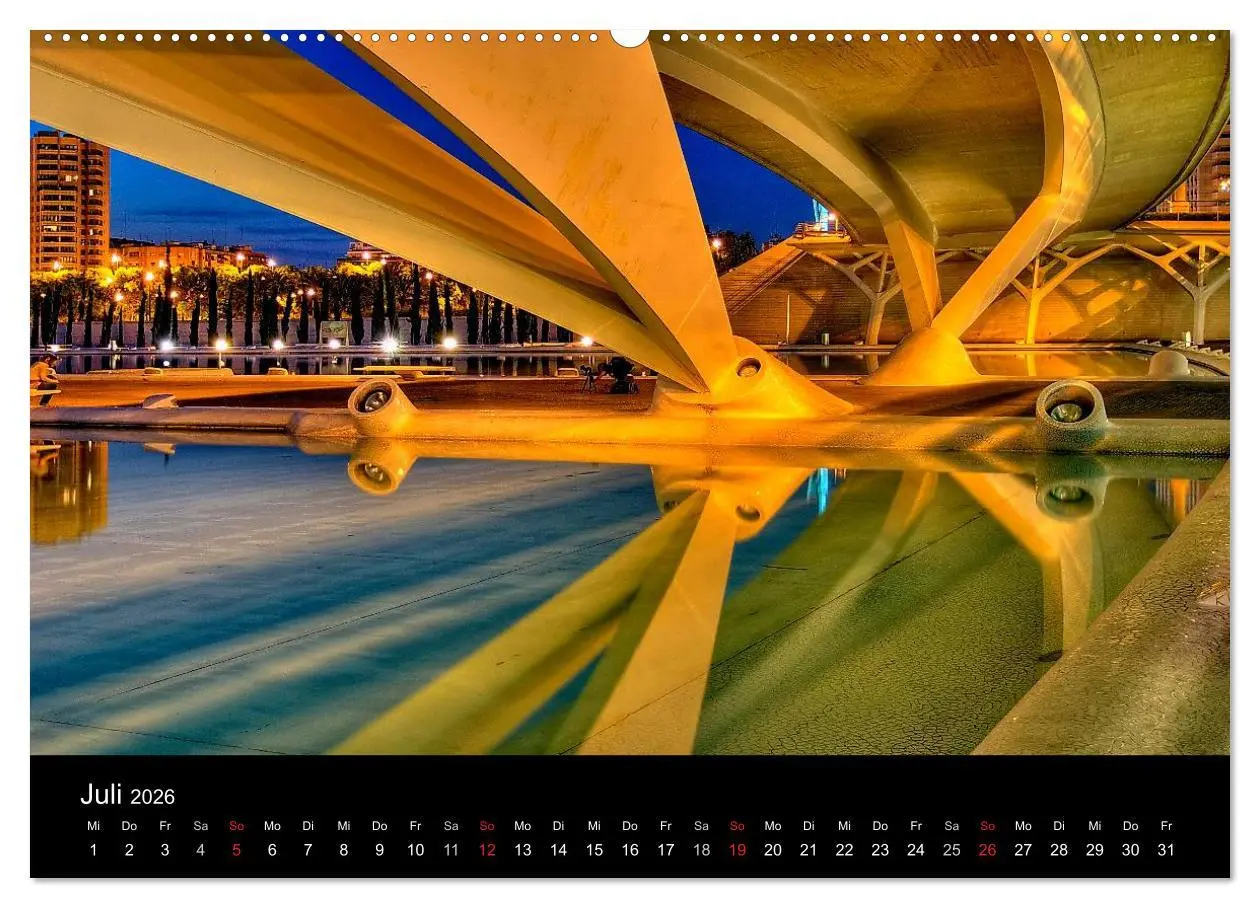 Bild: 9783516196153 | Moderne Architektur in Valencia (hochwertiger Premium Wandkalender...