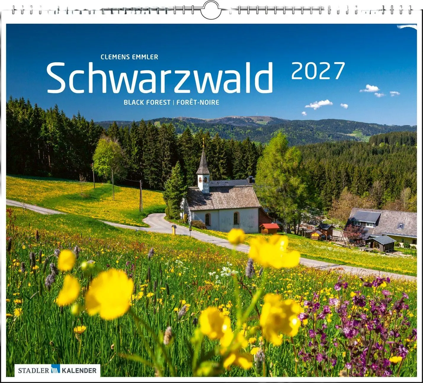 Cover: 9783861926153 | Schwarzwald 2027 | Clemens Emmler | Kalender | Spiralbindung | XIII