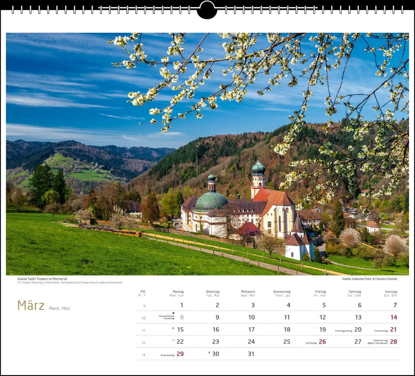 Bild: 9783861926153 | Schwarzwald 2027 | Clemens Emmler | Kalender | Spiralbindung | XIII