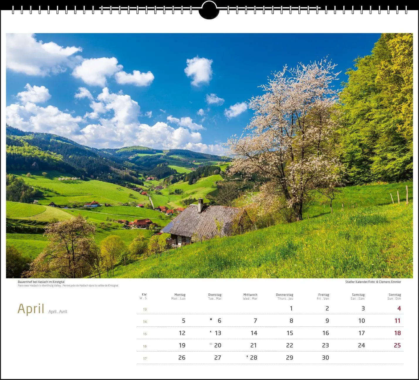 Bild: 9783861926153 | Schwarzwald 2027 | Clemens Emmler | Kalender | Spiralbindung | XIII