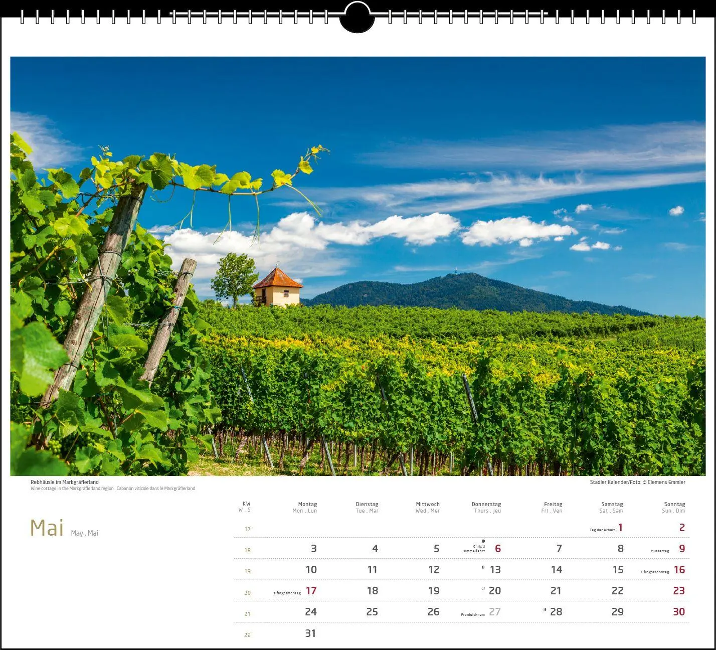 Bild: 9783861926153 | Schwarzwald 2027 | Clemens Emmler | Kalender | Spiralbindung | XIII