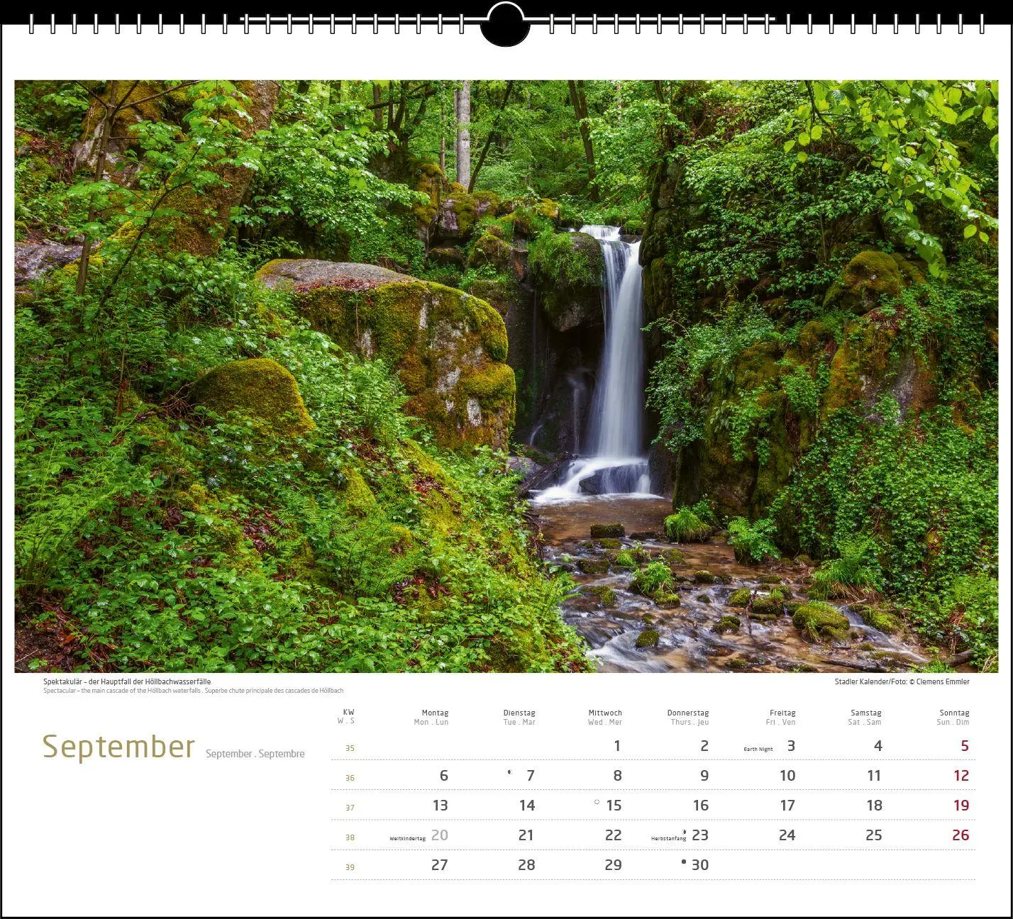Bild: 9783861926153 | Schwarzwald 2027 | Clemens Emmler | Kalender | Spiralbindung | XIII