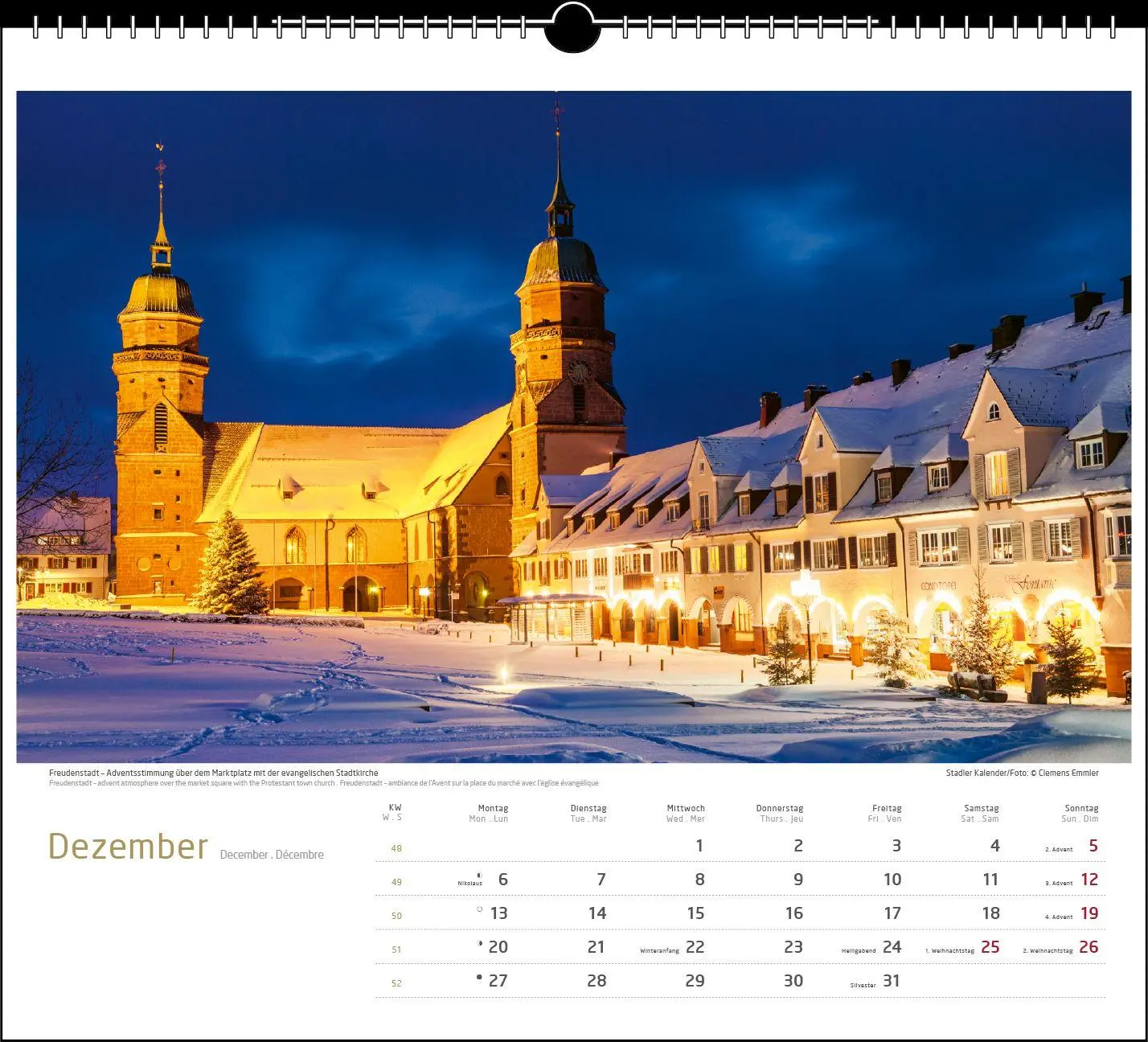 Bild: 9783861926153 | Schwarzwald 2027 | Clemens Emmler | Kalender | Spiralbindung | XIII
