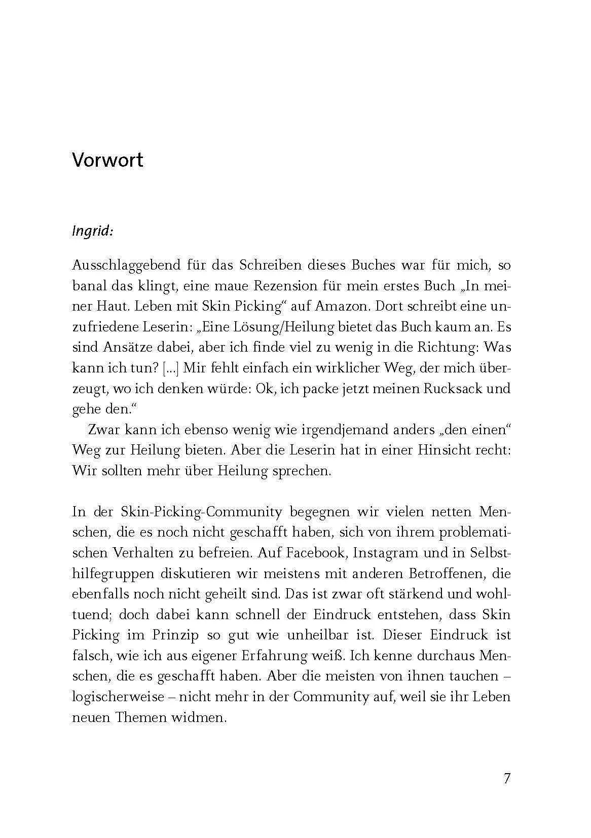 Bild: 9783863216153 | Frieden mit meiner Haut | Wege, Skin Picking zu überwinden | Buch