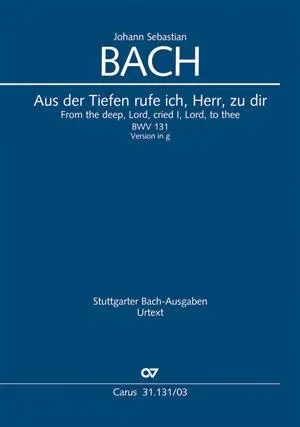 Cover: 9790007076153 | Aus der Tiefen rufe ich, Herr, zu dir | Johann Sebastian Bach | Buch