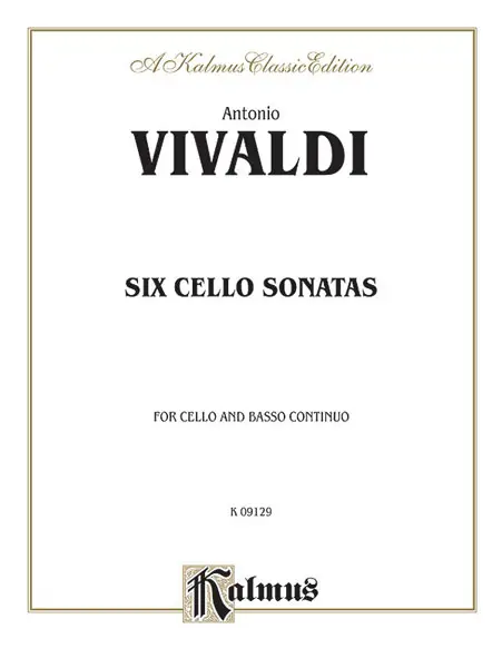 Cover: 29156186253 | Six Sonatas for Cello and Basso Continuo | Antonio Vivaldi | Buch