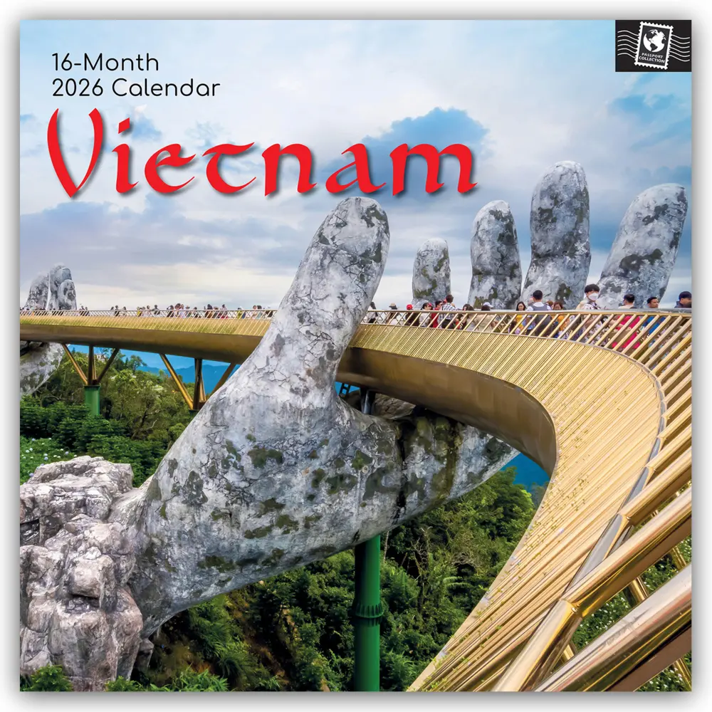 Cover: 9781836226253 | Vietnam 2026 - 16-Monatskalender | The Gifted Stationery Co. Ltd