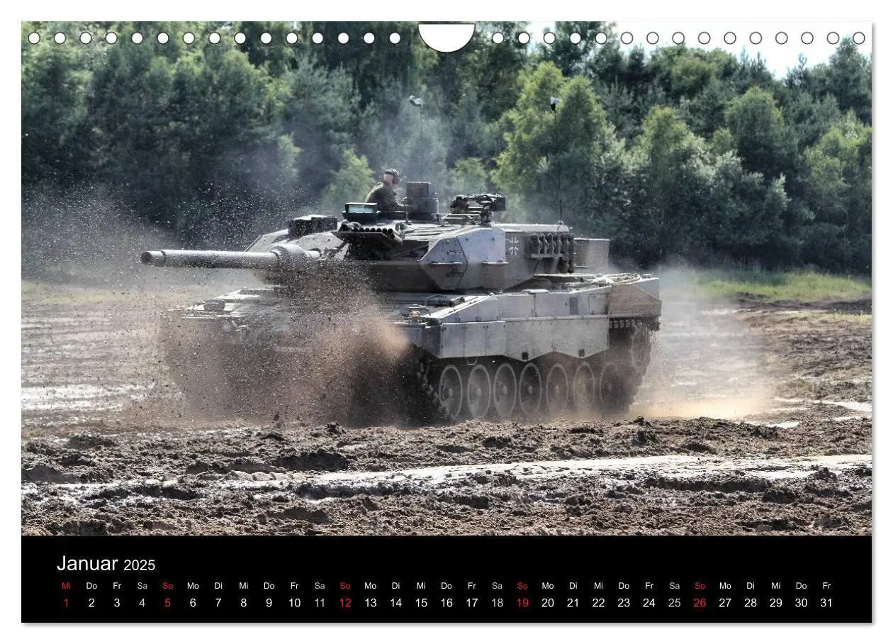 Bild: 9783435836253 | Panzerstahl auf der Heide - Das Heer legt wieder los (Wandkalender...