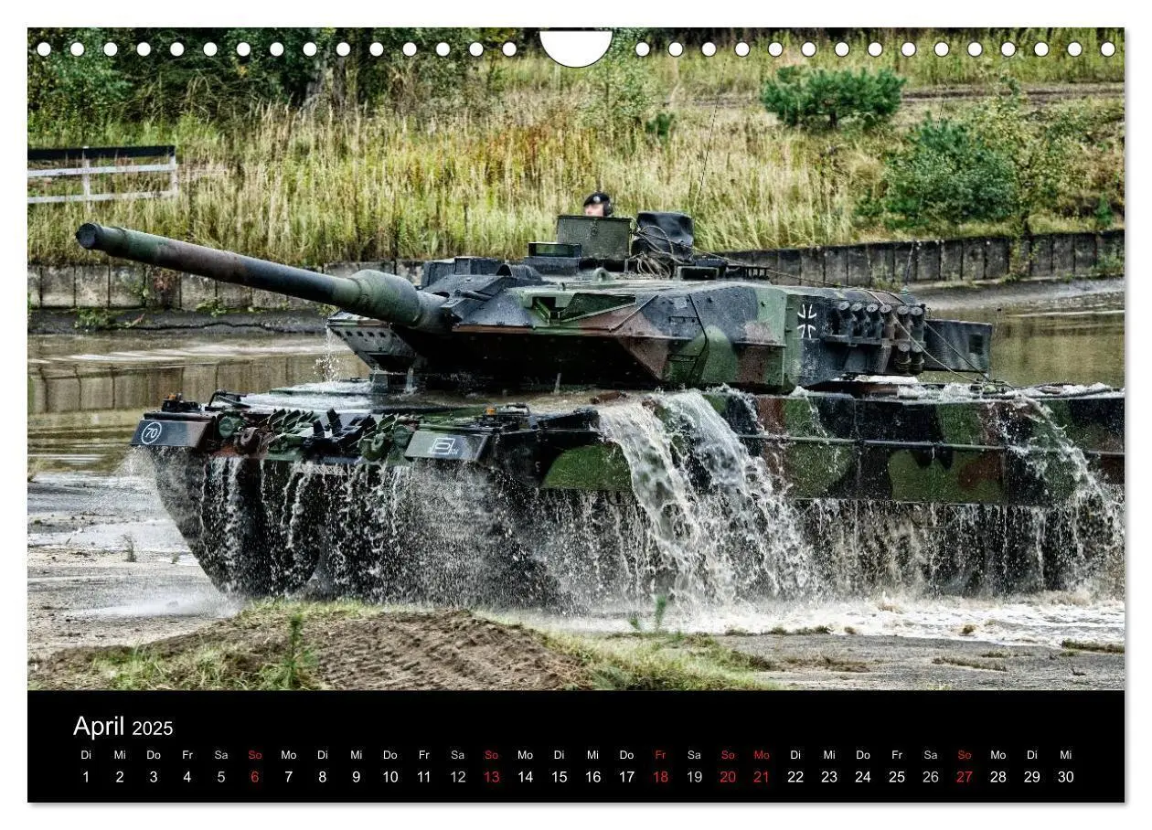 Bild: 9783435836253 | Panzerstahl auf der Heide - Das Heer legt wieder los (Wandkalender...