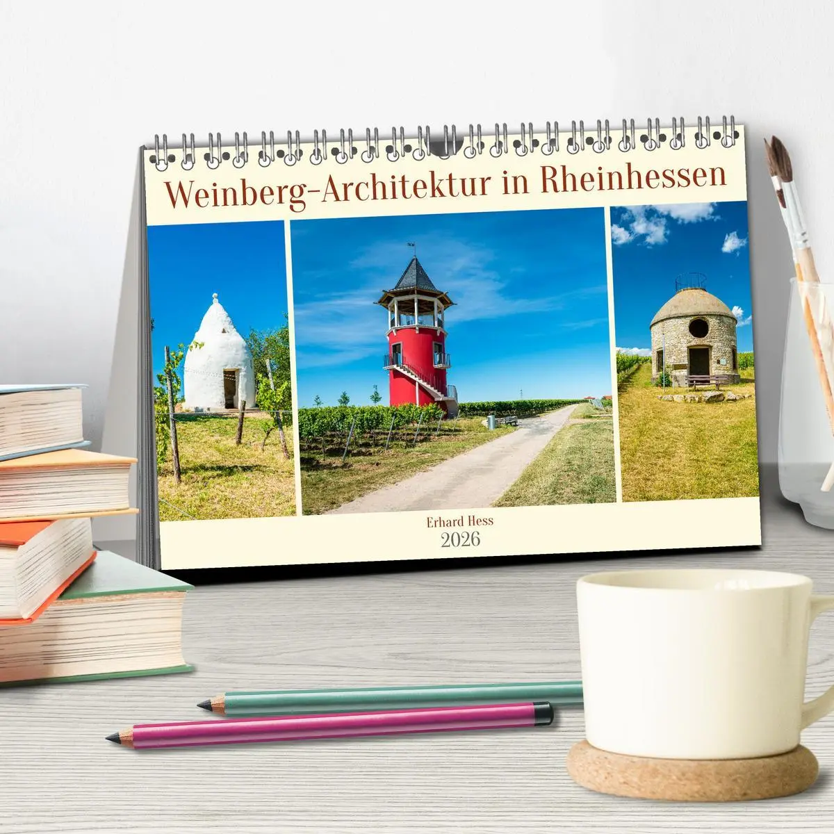 Bild: 9783457546253 | Weinberg-Architektur in Rheinhessen (Tischkalender 2026 DIN A5...