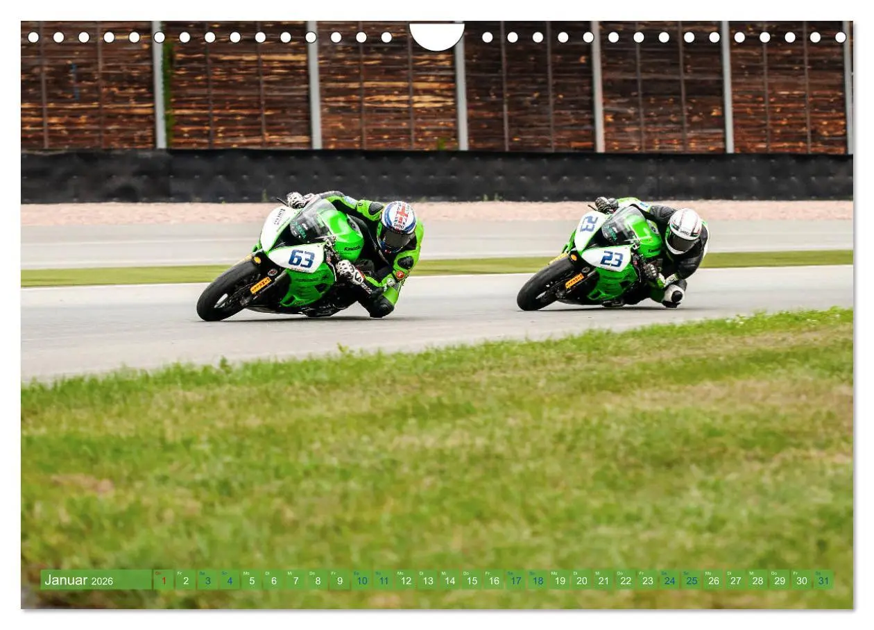 Bild: 9783457926253 | Motorrad Rennsport (Wandkalender 2026 DIN A4 quer), CALVENDO...