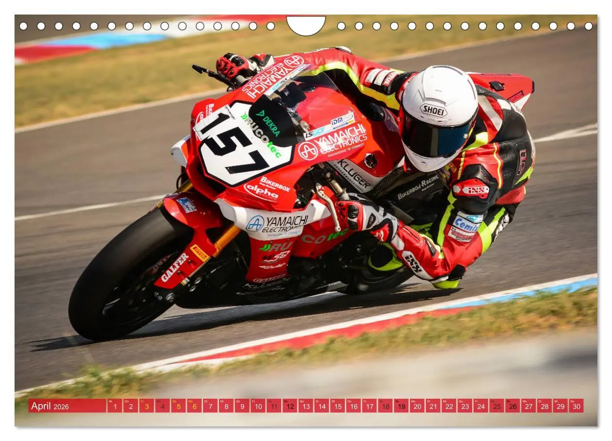 Bild: 9783457926253 | Motorrad Rennsport (Wandkalender 2026 DIN A4 quer), CALVENDO...