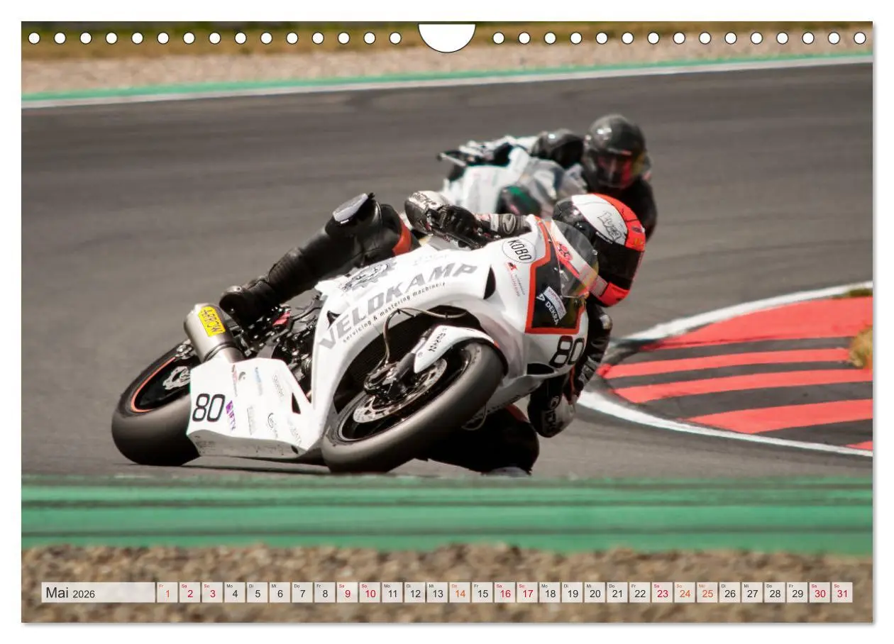 Bild: 9783457926253 | Motorrad Rennsport (Wandkalender 2026 DIN A4 quer), CALVENDO...
