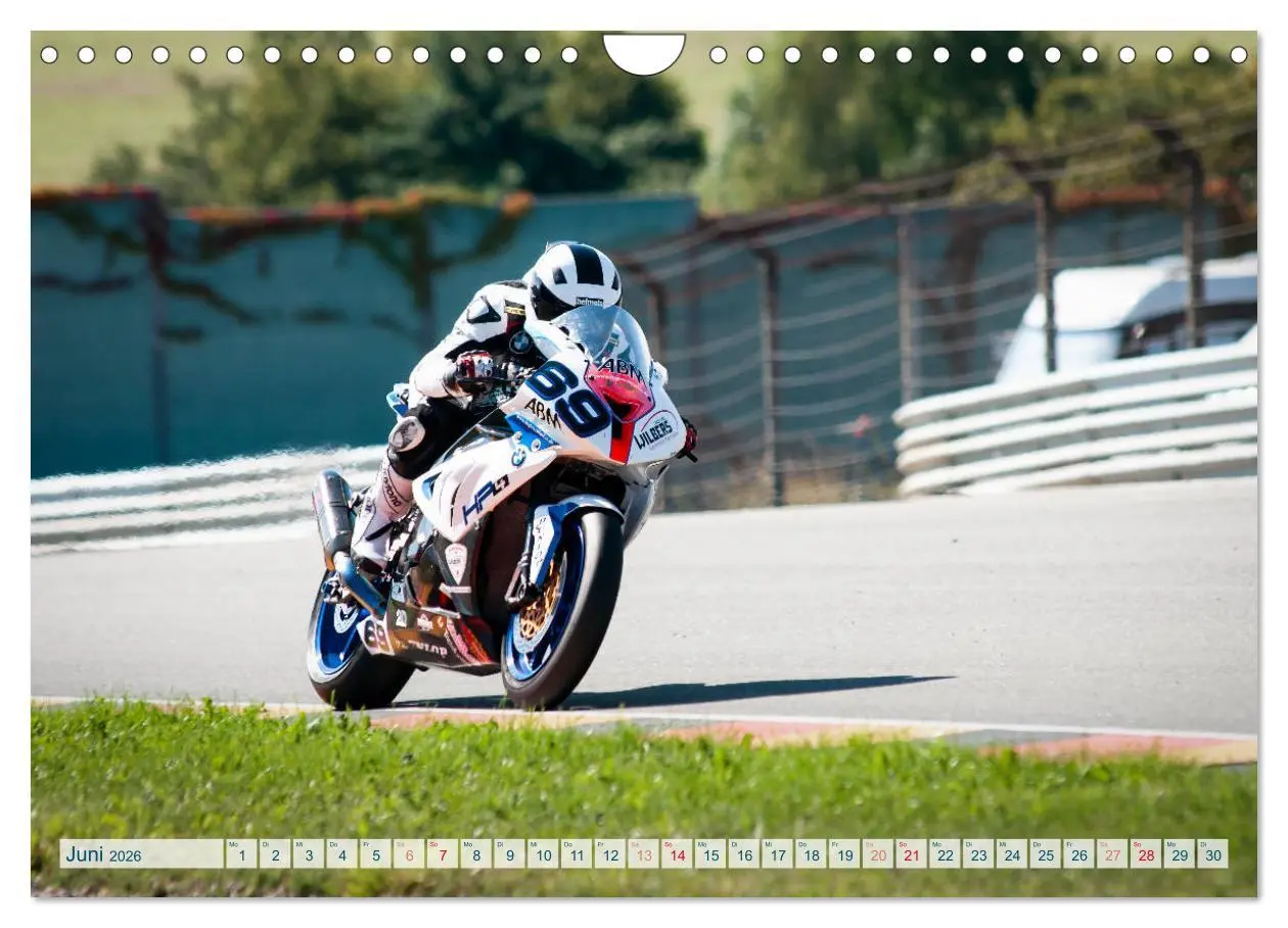 Bild: 9783457926253 | Motorrad Rennsport (Wandkalender 2026 DIN A4 quer), CALVENDO...